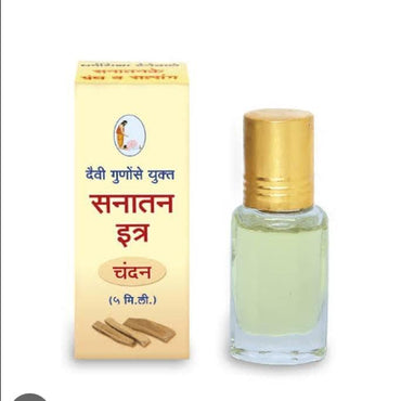 Fragrances (Attar) Set (Chameli, Chandan, Kevda and Mogra) 5 ML each (Alcohol Free)