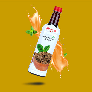 Jeera Masala Cordial Syrup (Concentrate) by Mapro, 750 ML