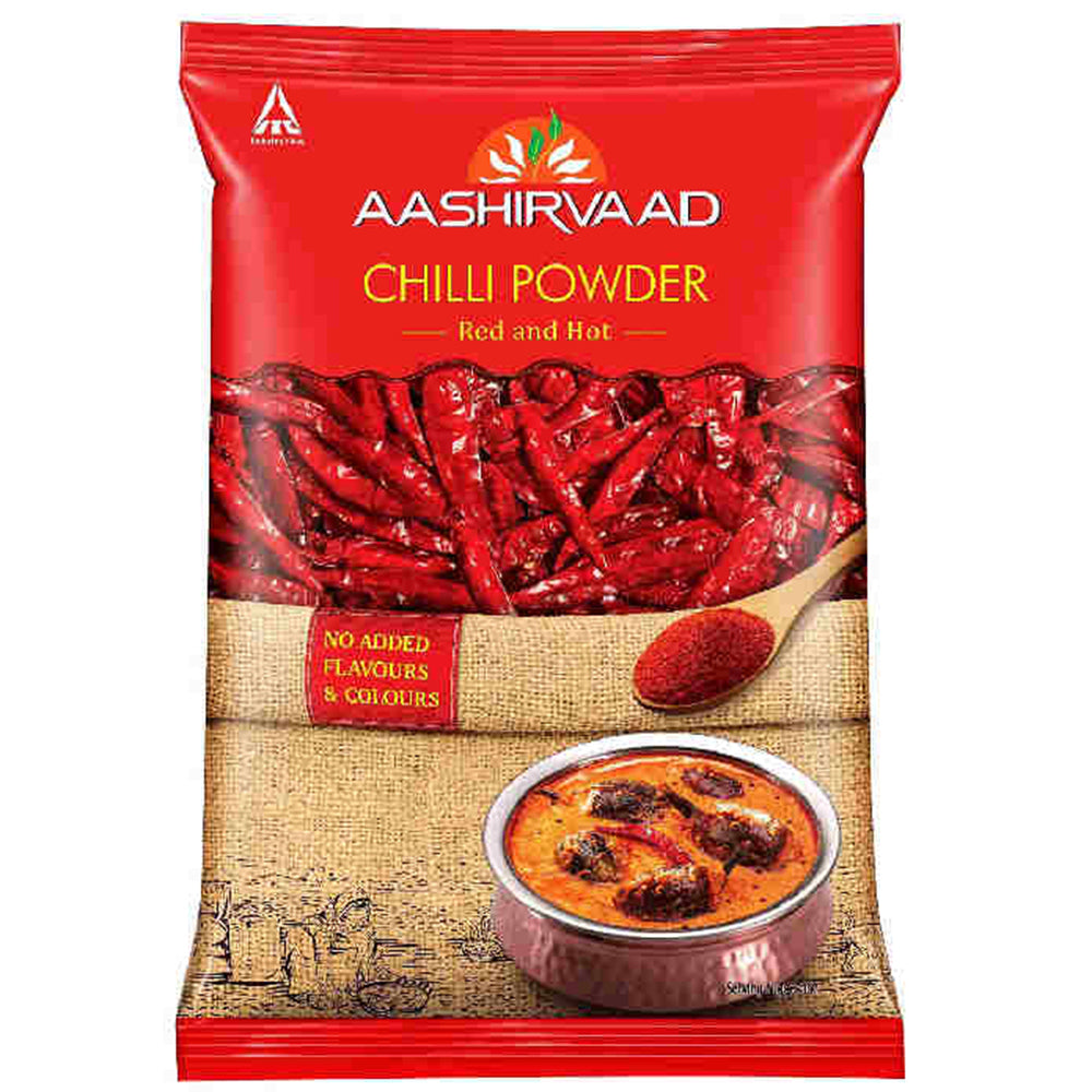 Ashirwad Chili Powder, 500 Grams (1.1 LB)