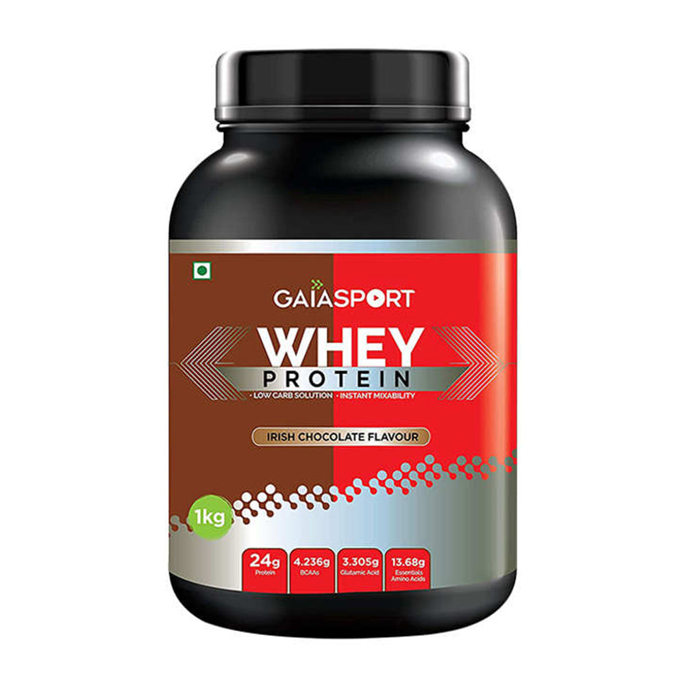 Gaia Sport Whey Irish Chocolate Protein, 1 KG (2.2 LB)