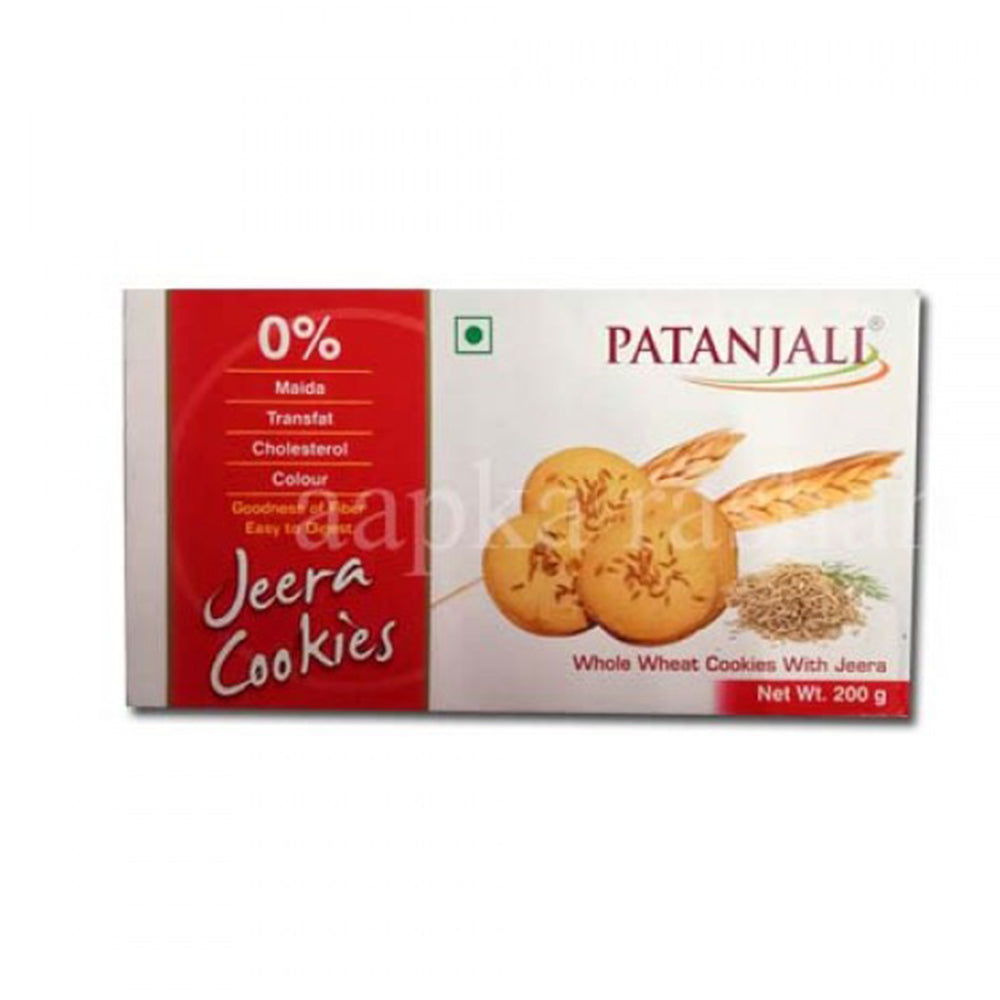 Patanjali Jeera Cookies, 200 Grams (7 OZ)