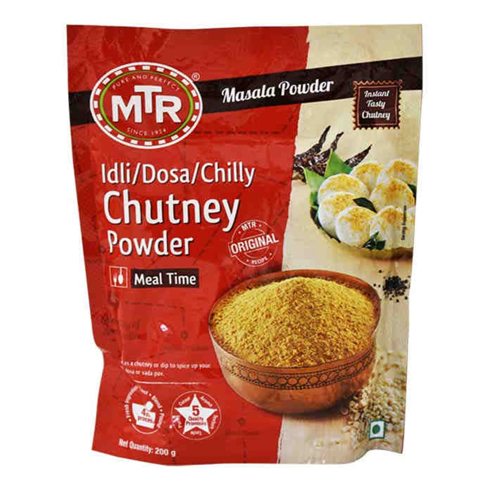 MTR Dosa/Idli/Chilly Chutney Powder, 200 Grams (7 OZ)