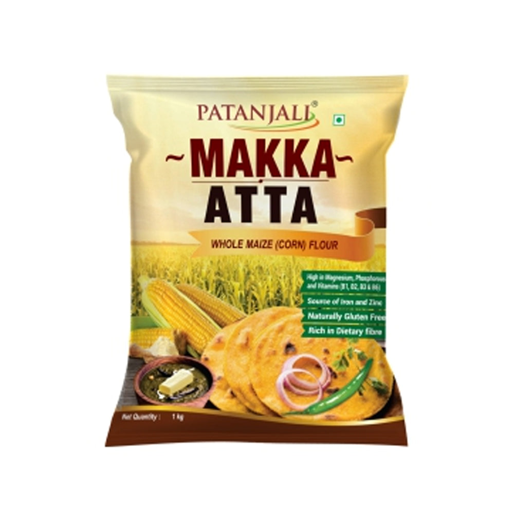 Patanjali Makka (Corn) Atta, 1 KG (2.2 LB)