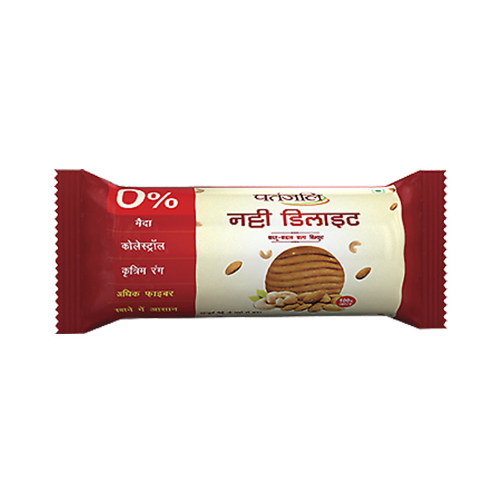 Patanjali Nutty Delight Biscuits (10), 660 Grams (23 OZ)