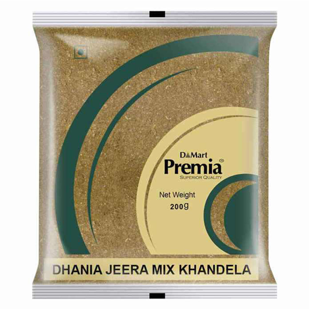 Premia Dhania Jeera Mix Khandela, 200 Grams (7 OZ)