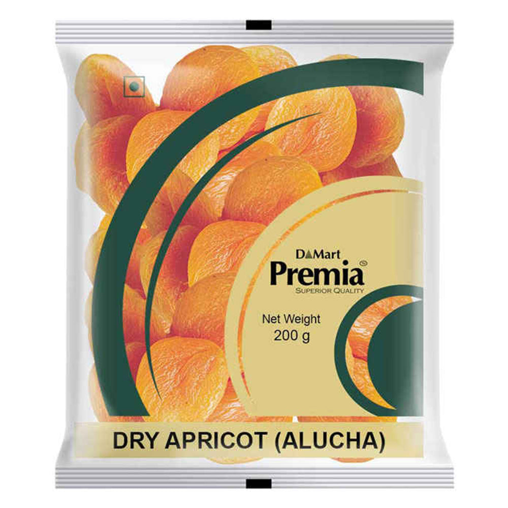 Premia Dry Apricots, 200 Grams (7 OZ)