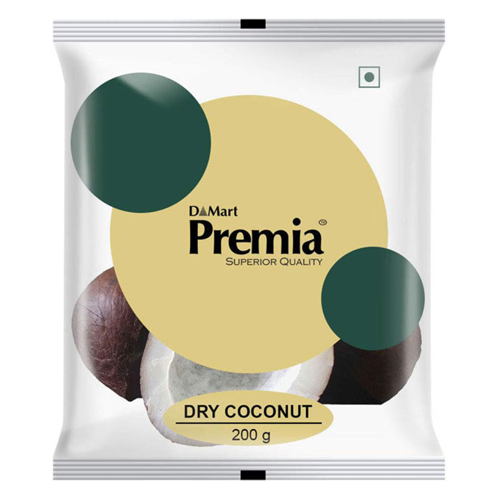 Premia Dry Coconut, 200 Grams (7 OZ)