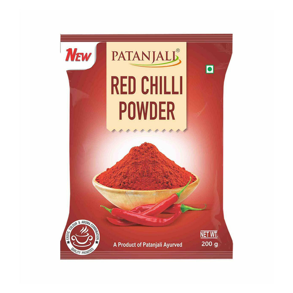 Patanjali Red Chilli Powder, 200 Grams (7 OZ)