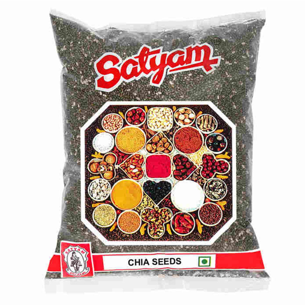 Satyam Chia Seeds, 100 Grams (3.5 OZ)