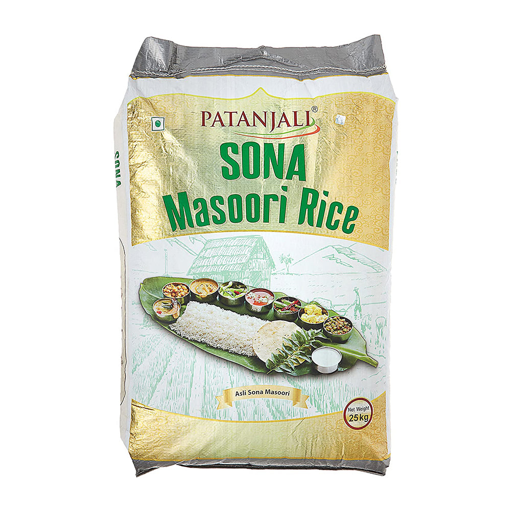 Patanjali Sona Masoori Basmati Rice, 1 KG (2.2 LB)