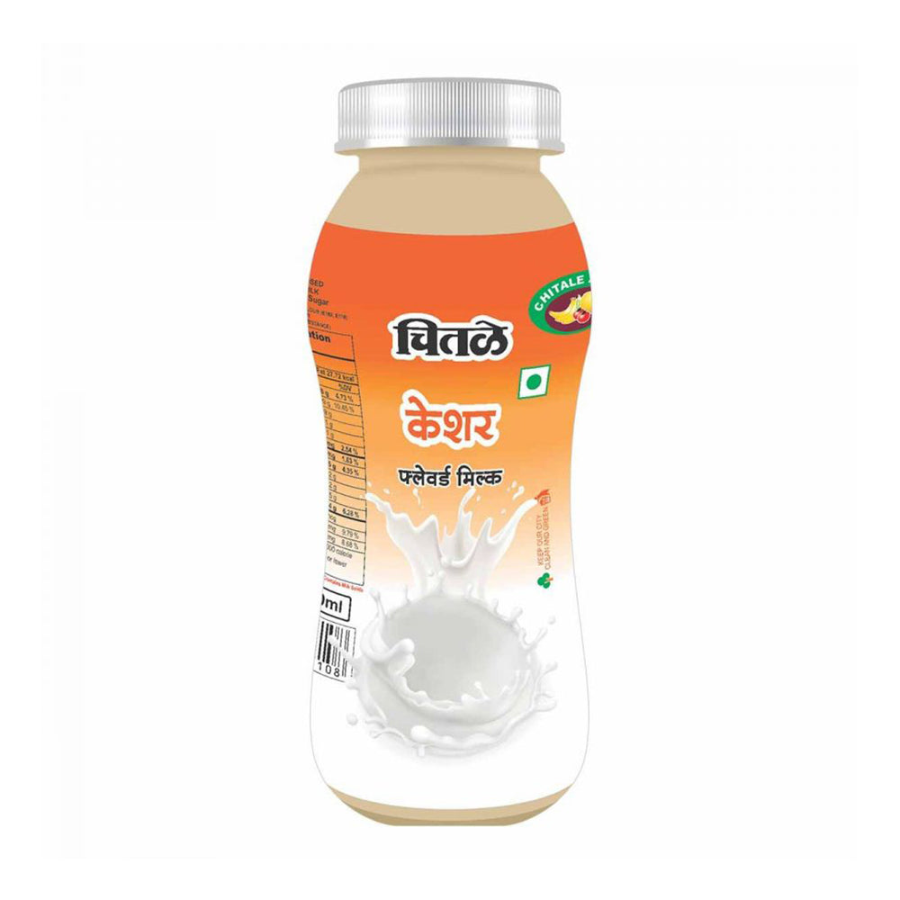Chitale Bandhu Keshar Flavored Milk, 200 ML (7 OZ)