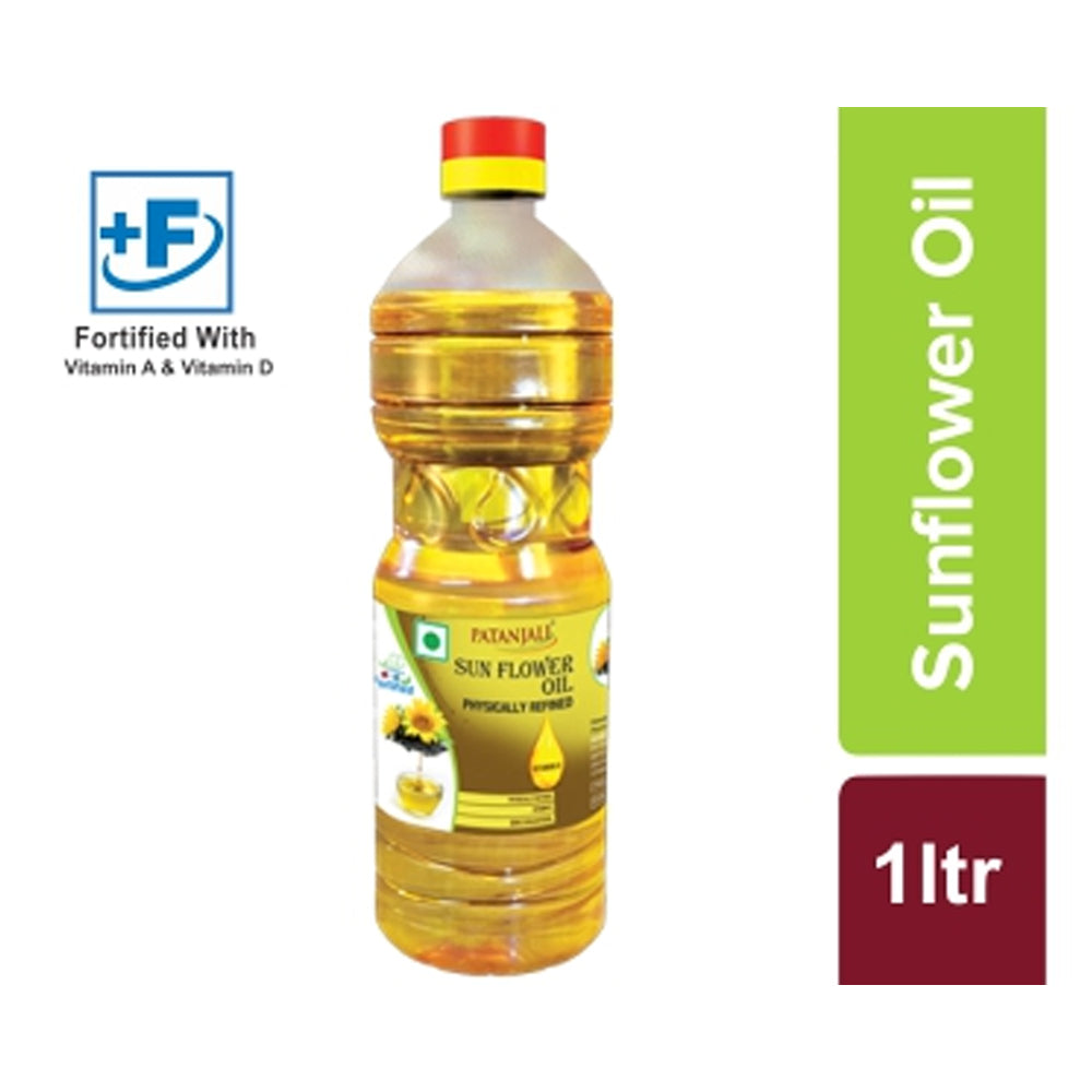 Patanjali Sunflower Oil, 1 LTR (2.2 LB)